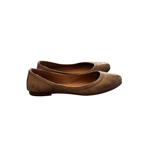 FRYE Carson leather ballet flats tan size 9.5 M - Picture 4 of 9